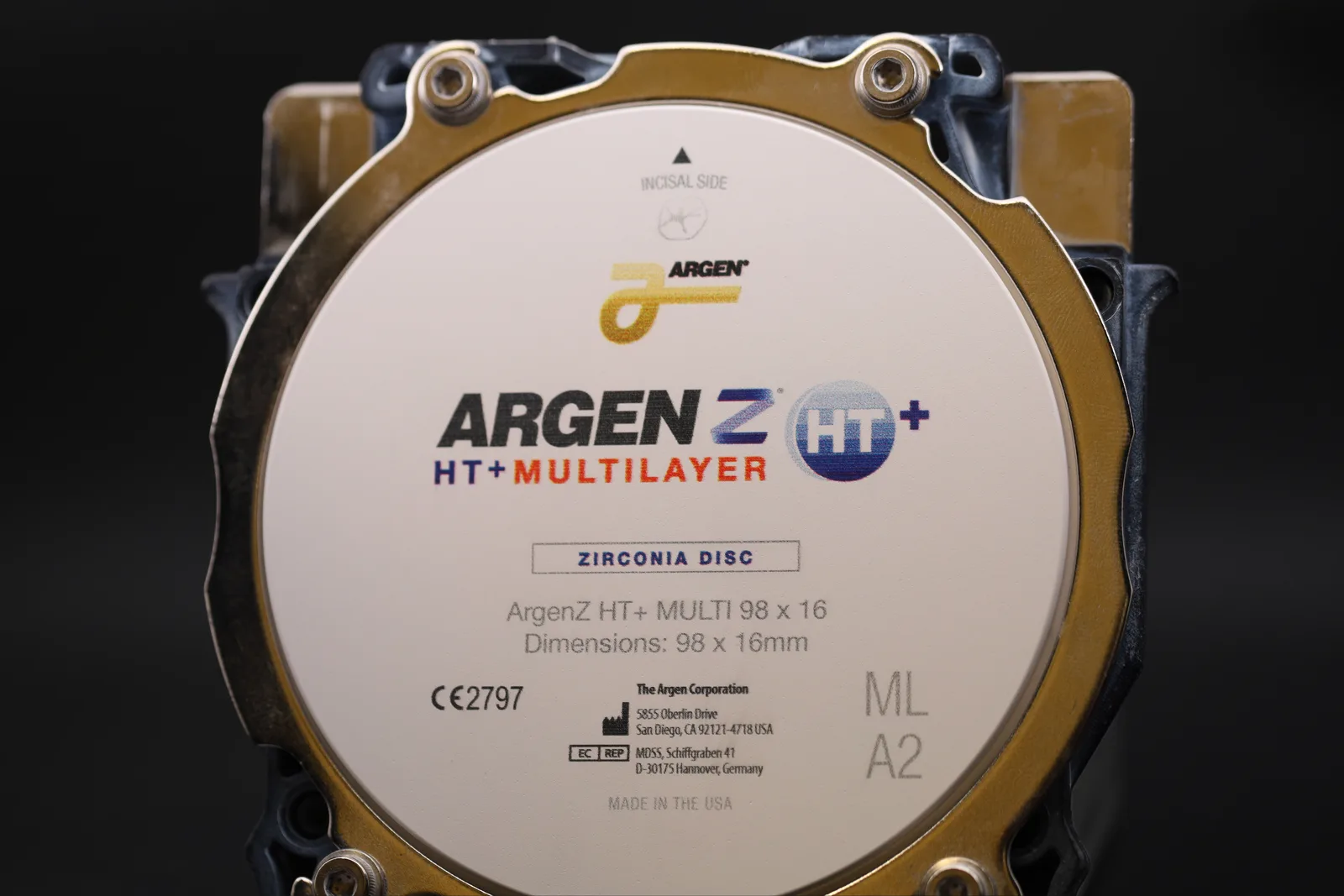ArgenZ HT+ ML multilayer zirconia disc